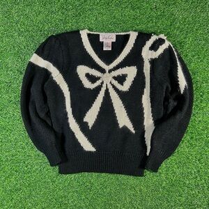 The cutest vintage 80’s Jocelyn Smith pearl ribbon sweater